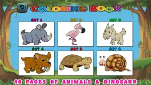 Animals Coloring Book HD - First Grade Word Games screenshot #2 for iPhone