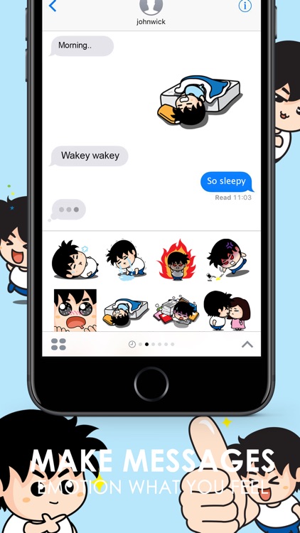 AGAPAE Stickers for iMessage Free screenshot-3