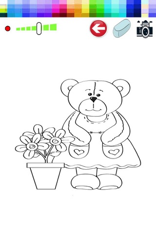 Puppy Bear Coloring Book for Kids screenshot 2