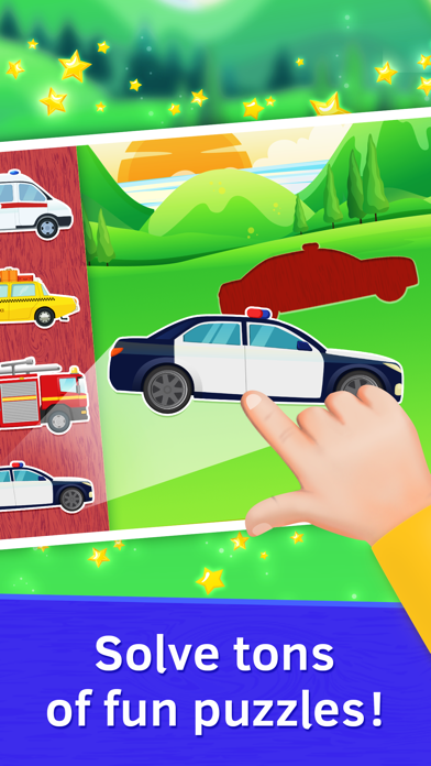 Screenshot #1 pour Puzzle de voiture gratuit bebe