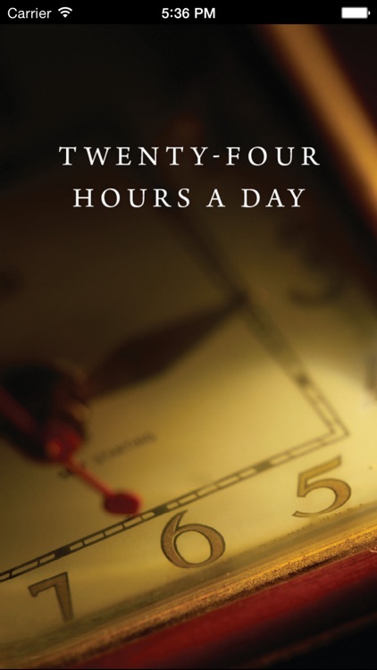 Twenty-Four Hours a Day: Recovery Meditations