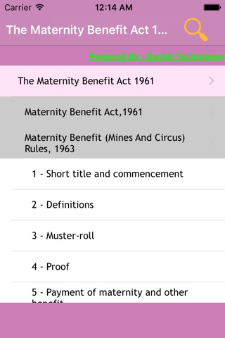 The Maternity Benefit Act 1961 screenshot 2