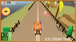 icecream delivery truck driving : traffic racer x iphone screenshot 2