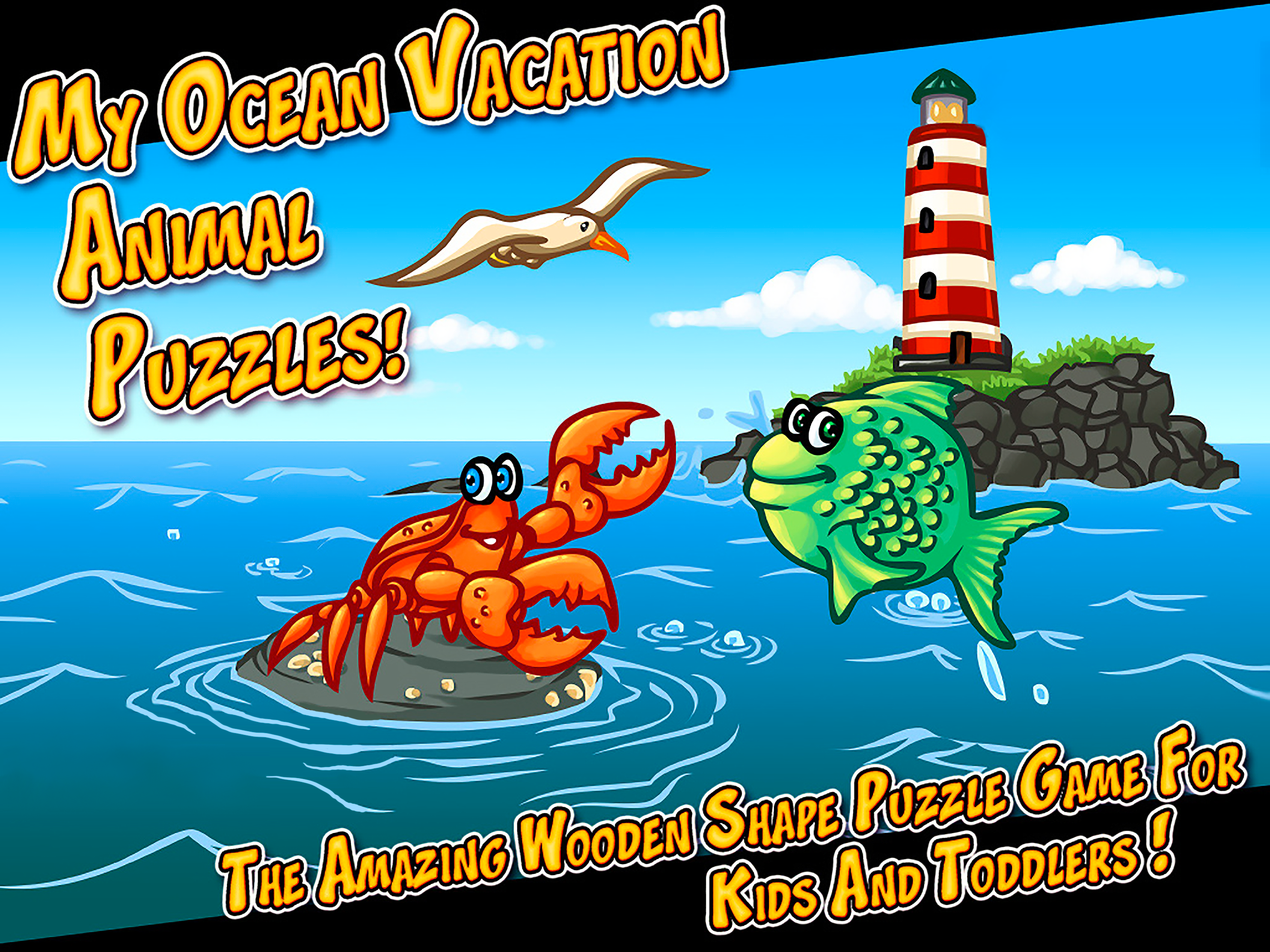 A Free Ocean Animals Puzzle for Kindergarten Kids