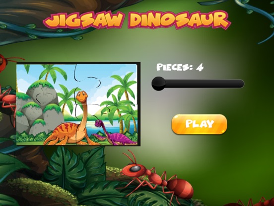 dinosaurus puzzel kinderspelen voor van 4 jaar iPad app afbeelding 4
