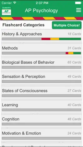 Game screenshot Barron's AP Psychology Flash Cards mod apk