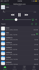 Waver Cloud Music Player screenshot