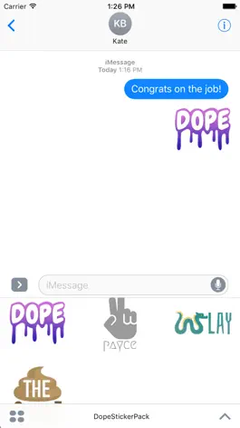 Game screenshot Dope Sticker Pack apk