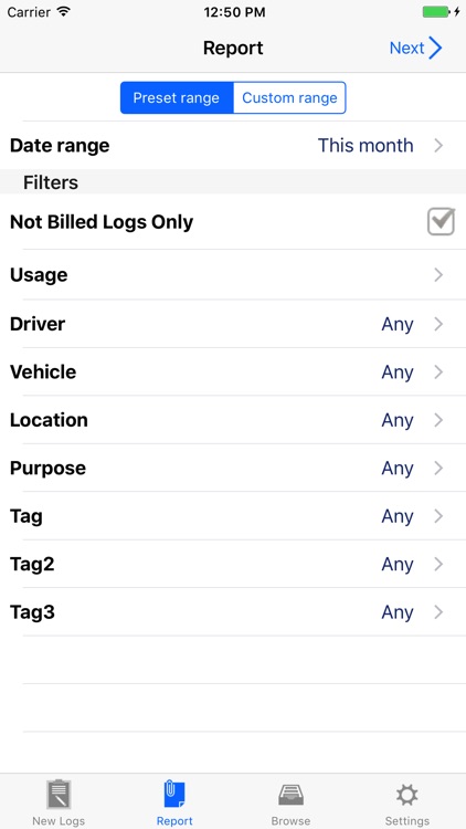 Milog - mileage log tracker