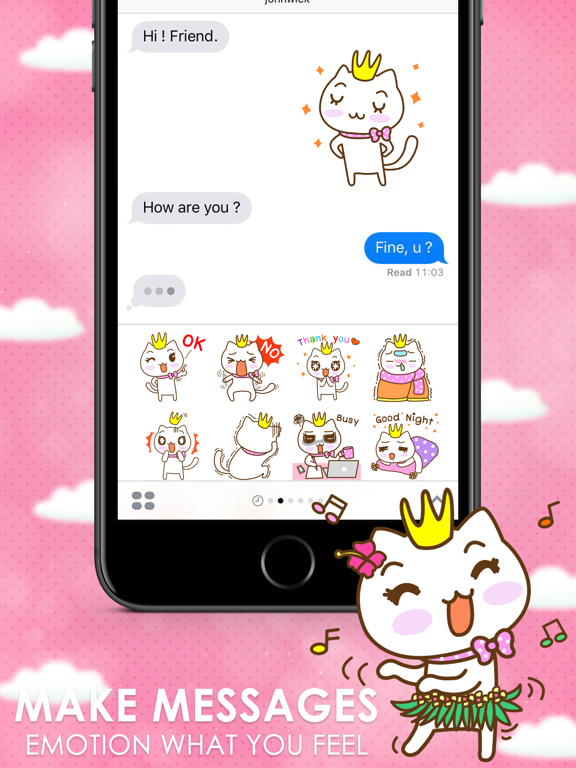 Screenshot #5 pour กิกิ สติกเกอร์ สำหรับ iMessage
