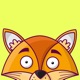 Darwin the Fox Sticker Pack app icon - Stickers app for iPhone
