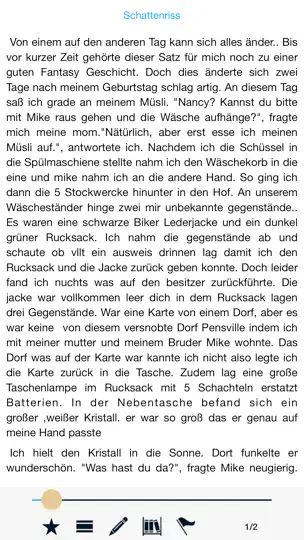 Screenshot von Corpus Social Story auf dem iPhone 5