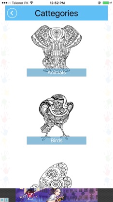 Adult Coloring Book for Stress Releaved screenshot 3