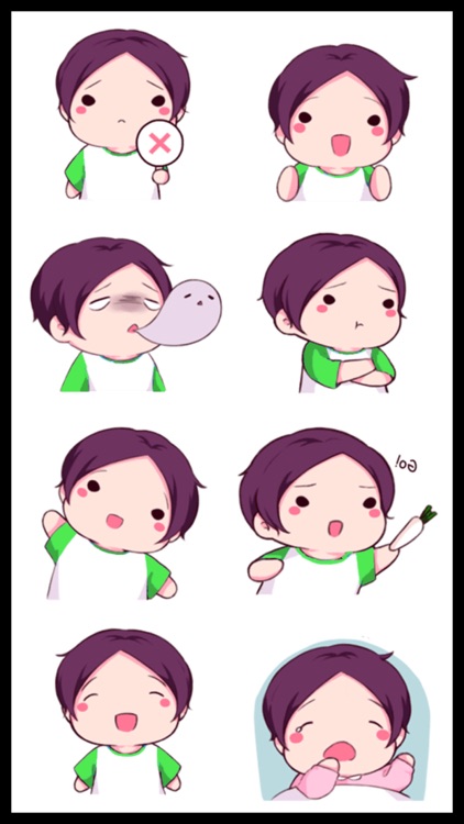 Cute Little Boy Stickers
