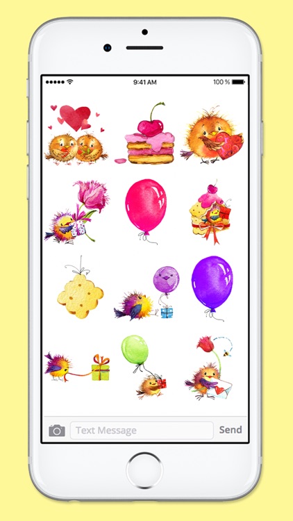 Cute Birds for Easter Spring Birthday Sticker Pack screenshot-3