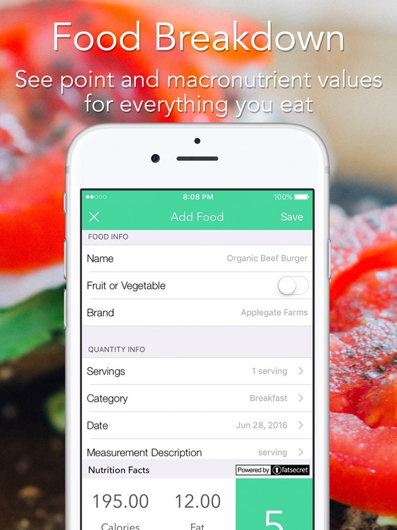 imacro diet weight and food score tracker app price drops