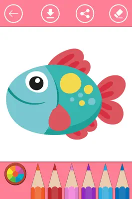 Game screenshot Fish Coloring Book: Color & Draw Sea Animals mod apk