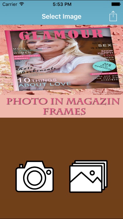 Photo In Magazine Picture Frames