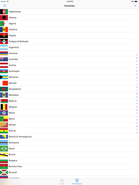 World Newspapers - 200 countries