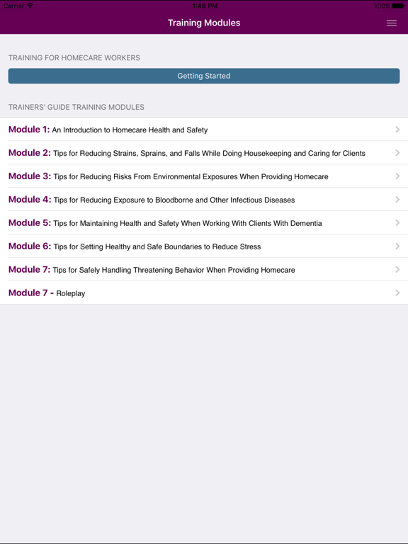 Screenshot #4 pour Homecare Safety