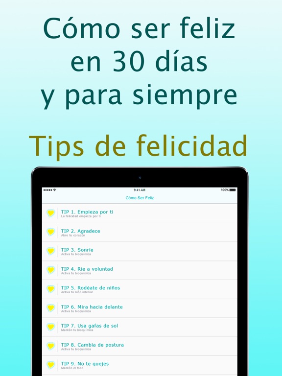 Cómo ser feliz -Reto de 30 días