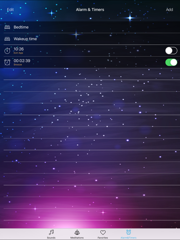 اصوات للاسترخاء و النوم iPad screenshot 4 - Music app