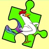 Crazy Chicken Jigsaw Puzzle for Kids