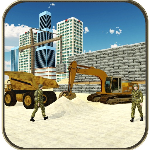 City Construction Border Wall & Driving Game icon