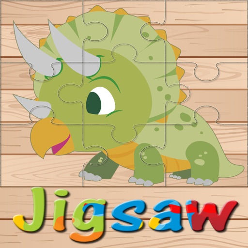 Cartoon Dino Dinosaur Puzzle Jigsaw Game Education