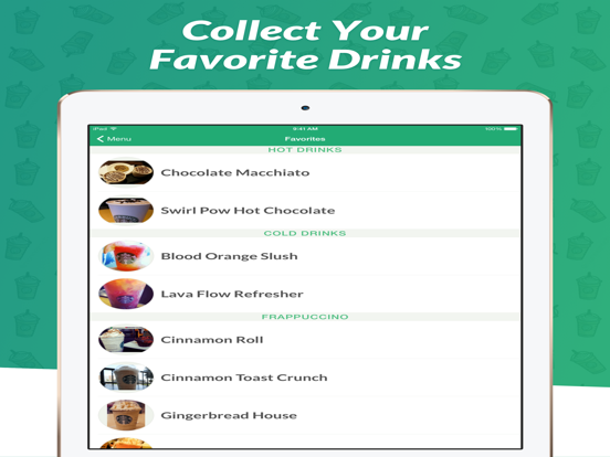 Screenshot #6 pour Secret Menu for Starbucks +