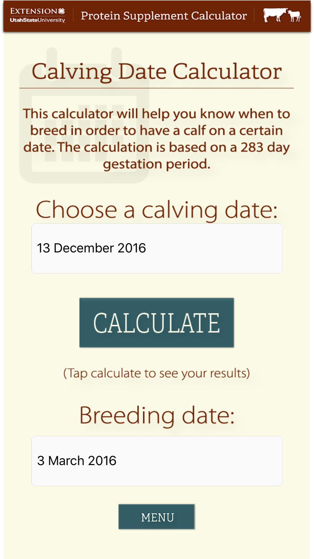 Protein Supplement Calculator
