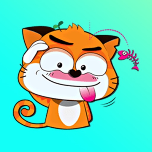 Ginger Cat Sticker Pack iOS App