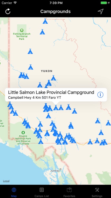 Yukon – Campgrounds & RV Parks