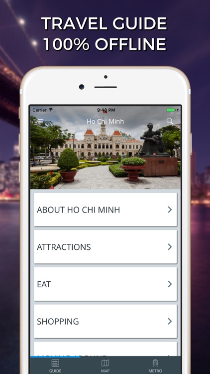 Ho Chi Minh Travel Guide with Offline Street Map