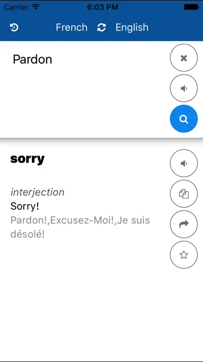 Screenshot 4 von 4 zu French English Translate