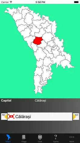 Game screenshot Moldova District Maps, Flags and Capitals mod apk