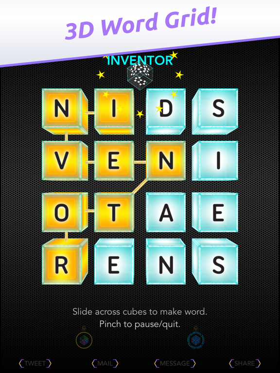 Screenshot #4 pour C.U.B.I.P.L.E.X. :  Fun 3D word game