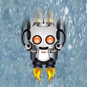 Snímky obrazovky (5) The super robot fall in to gravity pit game free!
