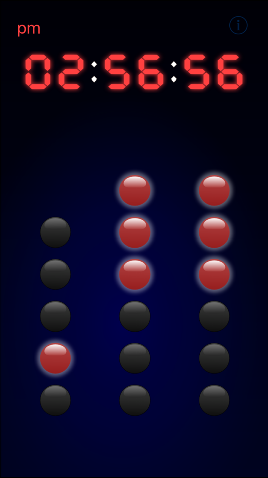 #3. True Binary Clock Free (iOS) بواسطة: AFKSoft