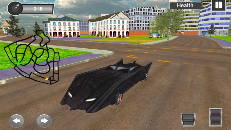 Real Bat Car Driving Simulator – Fast Race on Road