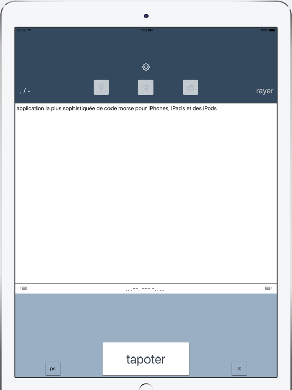 Screenshot #4 pour Morse Code Guru Lite