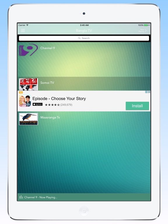 Screenshot #4 pour Bangla Tv Player