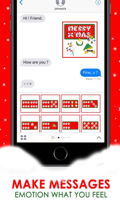 X’mas Domino Countdown Stickers Emoji By ChatStick