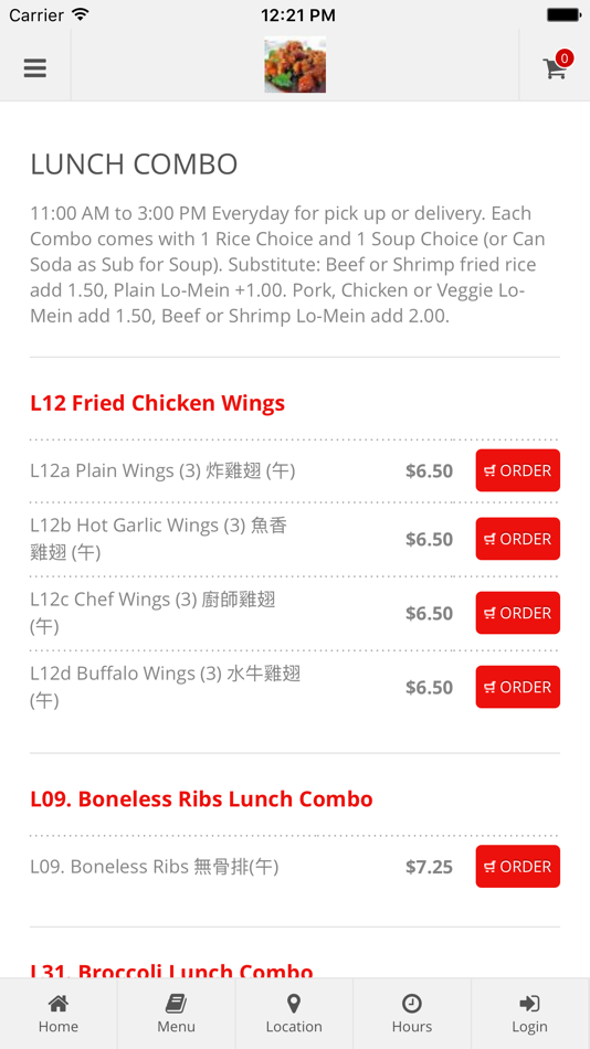 #2. LO-FATT-CHOW Online Ordering (iOS) Podle: Online Ordering