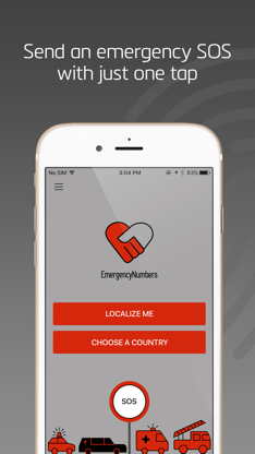 Emergency Numbers - Call Help screenshot 1