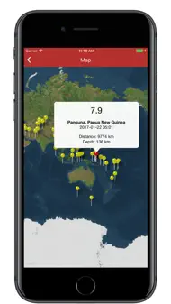 QuakeList - Recent Earthquakes iphone bilder 2