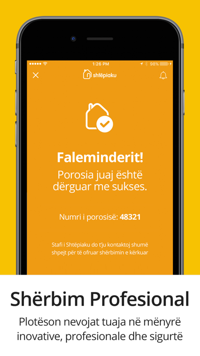 Screenshot #3 pour Shtepiaku – Porosit Sherbimet Online