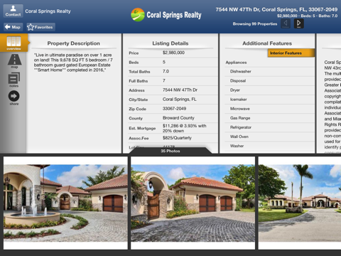 Coral Springs Realty for iPad screenshot 4
