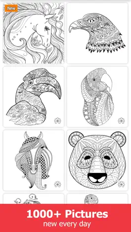 Game screenshot Adult Coloring Book Pages for Adults and Kids apk