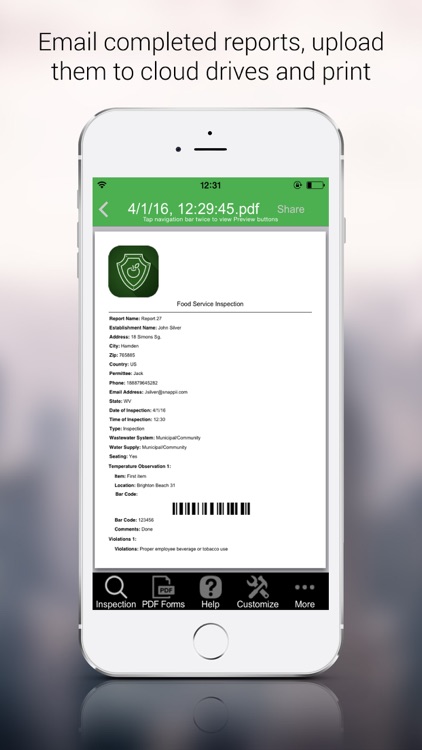 Food Safety and Health Inspection screenshot-4